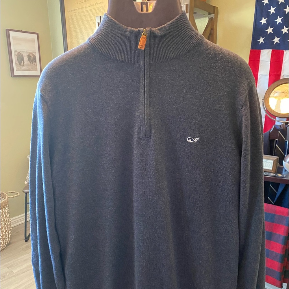 New Vineyard Vines Quarter Zip Long Sleeve